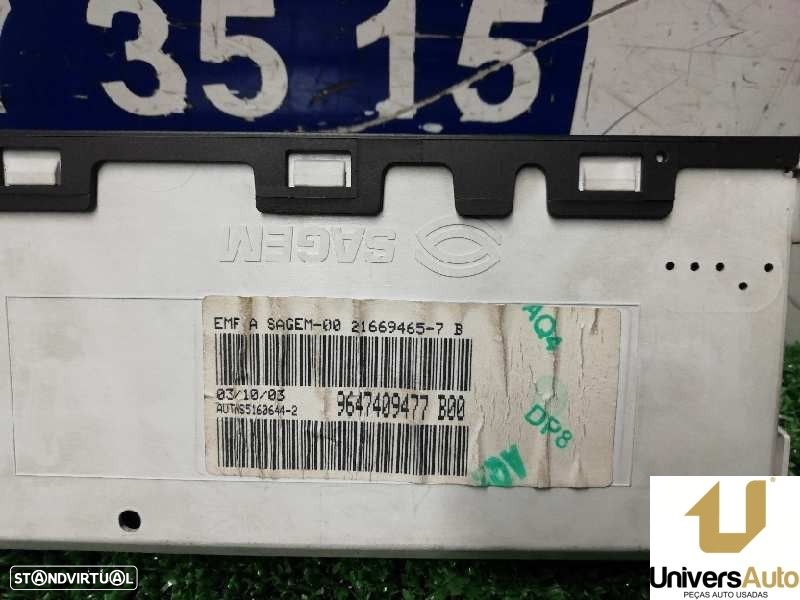 ECRÃ MULTIFUNÇÕES CITROEN C2 2004 -9647409477 - 3