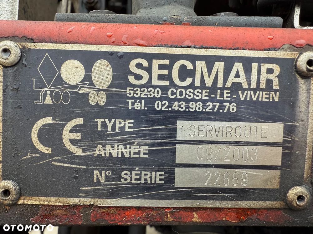 Renault Midlum Skrapiarka Drogowa Secmair 6000 l - 18