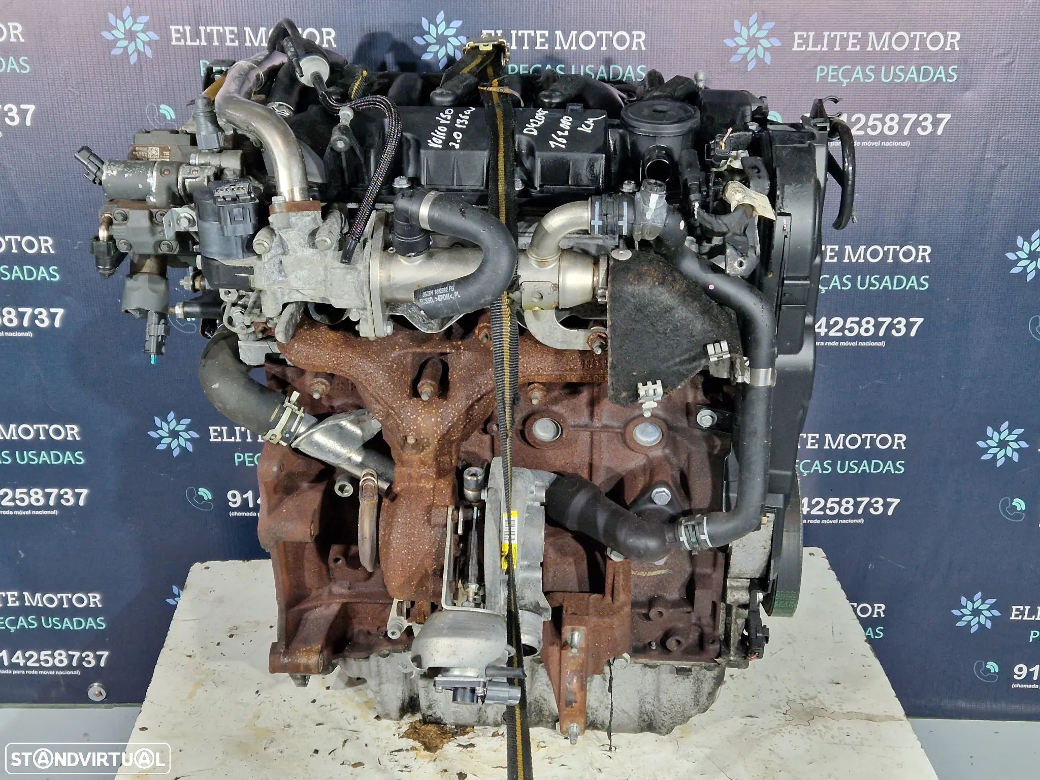 Motor usado D4204T VOLVO V50 2.0D 136CV S40 PEUGEOT FORD CITROEN - 1