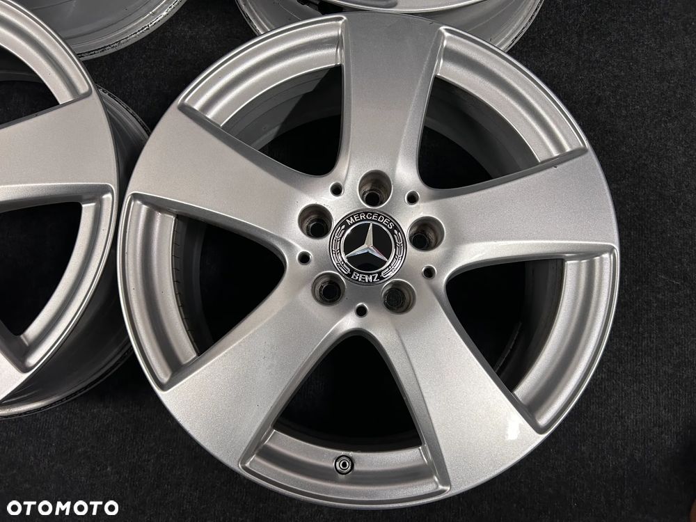 Alufelgi Mercedes C-Klasa W205, W204, E-Klasa W212, W213 17 cali 5x112 4szt. z czujnikami, ŁADNE! - 6