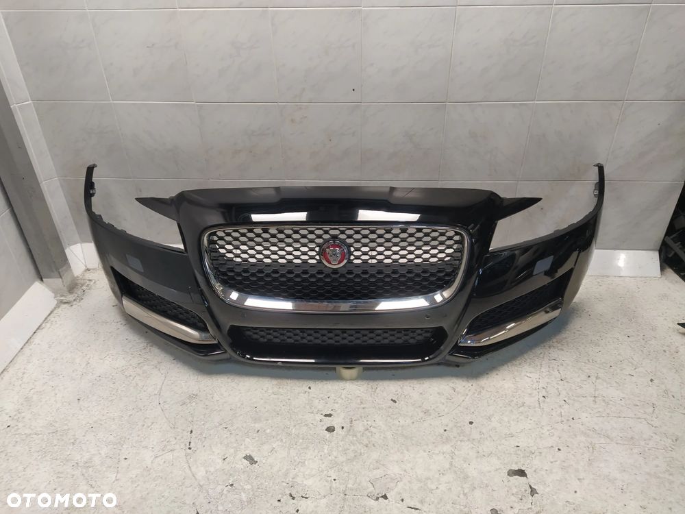 JAGUAR XF X260 ZDERZAK PRZÓD PRZEDNI KOMPLETNY 4XPDC SPRYSKIWACZE GRILL ATRAPA CHŁODNICY ZNACZEK ORYGINAŁ - 2
