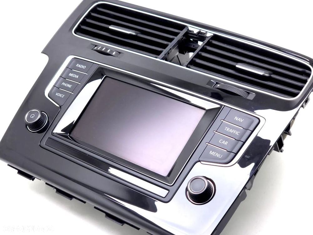 Panel Radio kratka nawiew ramka Volkswagen Golf VII 5G0919605D 5G1819743D 5G1819728AC - 6