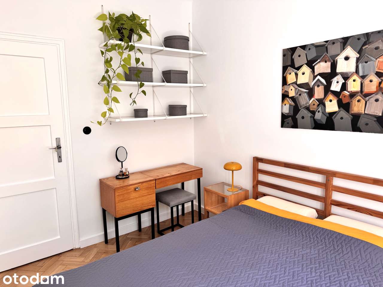 2 pokoje na Ochocie – 56 m², balkon, zieleń za oknem | bez prowizji