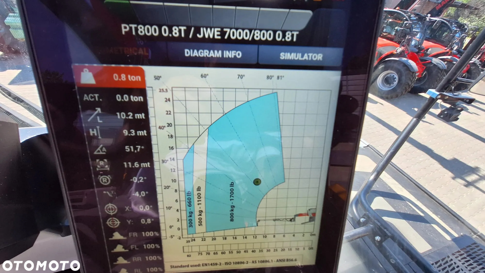 Manitou przedłużenie wysięgnik żuraw Manitou JWE 7000/800 dawny PT 800 - 3