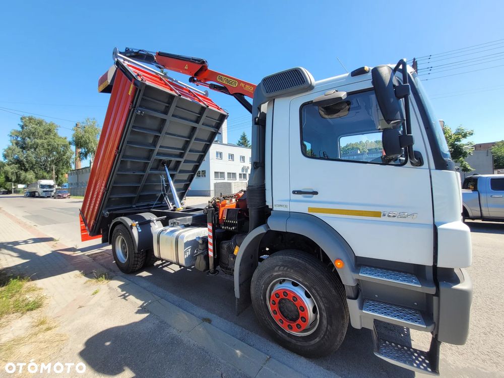 Mercedes-Benz AXOR 1824 HDS PALFINGER CZERPAK ROTATOR TYLKO 44tyś.km. NOWY KIPER i OPONY WYWROTKA - 10