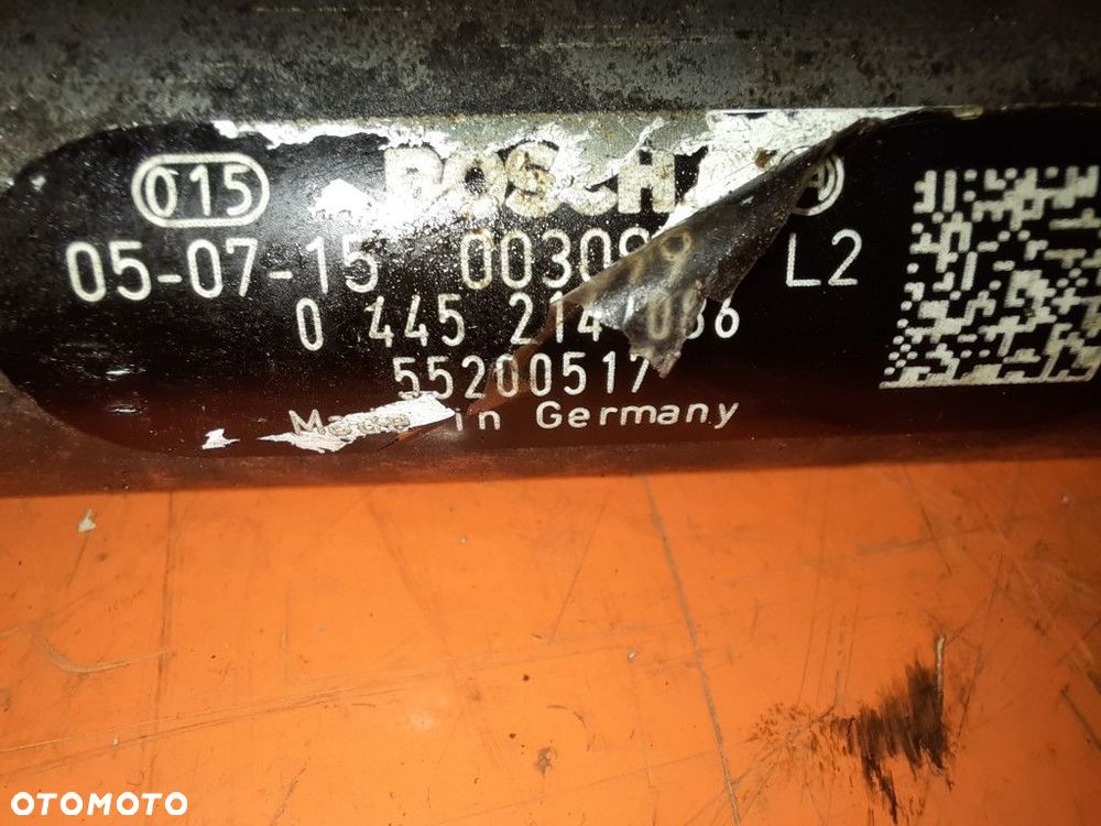 FIAT GRANDE PUNTO 3 1.3M-JET 05-10 LISTWA WTRYSKOWA 0445214086 199A2000 - 5