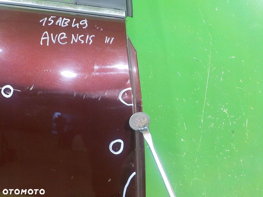 TOYOTA AVENSIS III T27 LIFT I 1.8 B 12r KOMBI 5D drzwi prawe tyl kompletne - 4