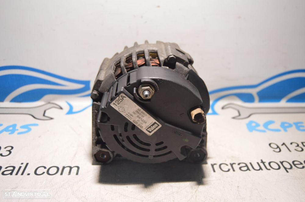 ALTERNADOR VALEO 7700426849 41884 SG12B017 2542272E 64123A RENAULT LAGUNA II 2 MK2 BG0 BG1 2.2 DCI 140CV G9T706 - 5