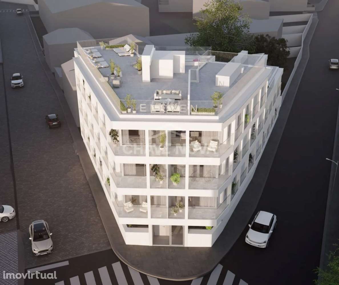 T2 Novo c/ Terraço na Cobertura no Empreendimento Eleven, Matosinhos - Grande imagem: 2/22