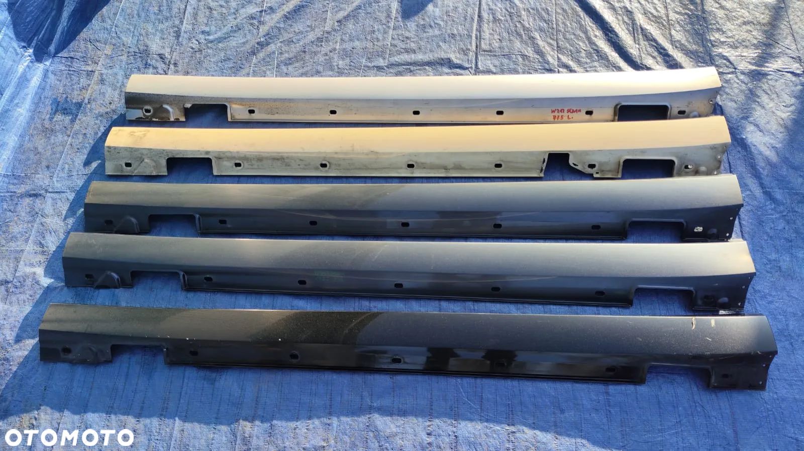 LISTWA NAKŁADKA PROGOWA PRÓG LEWY KOLOR 755 775 197 623 A2126900140 A2126900740 MERCEDES W212 SEDAN KOMBI - 1