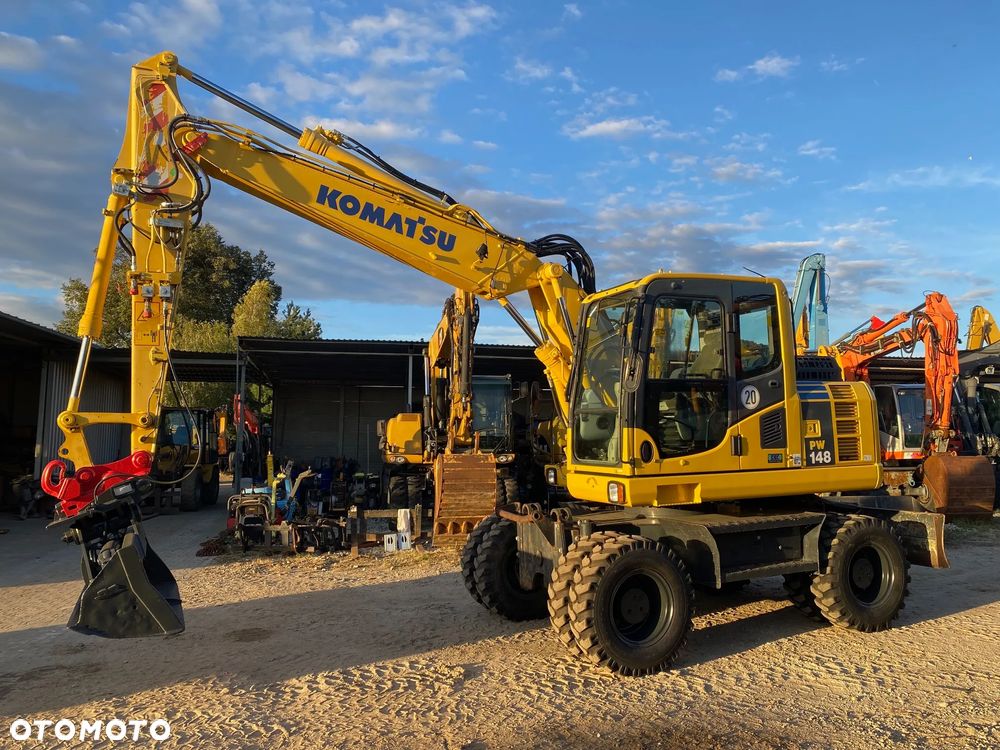 Komatsu PW148 -8, 5300 MTH, 2014 ROK, KRÓTKI TYŁ, Z NIEMIEC, - 1