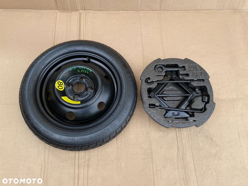 Koło dojazdowe dojazdówka 15 Kia Rio  Hyundai I10 I20 i10 i20  4x100  + zestaw - 4