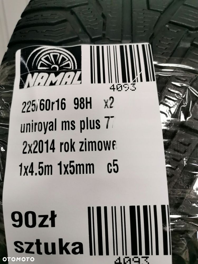 225/60R16 uniroyal zimowe 4093 - 8