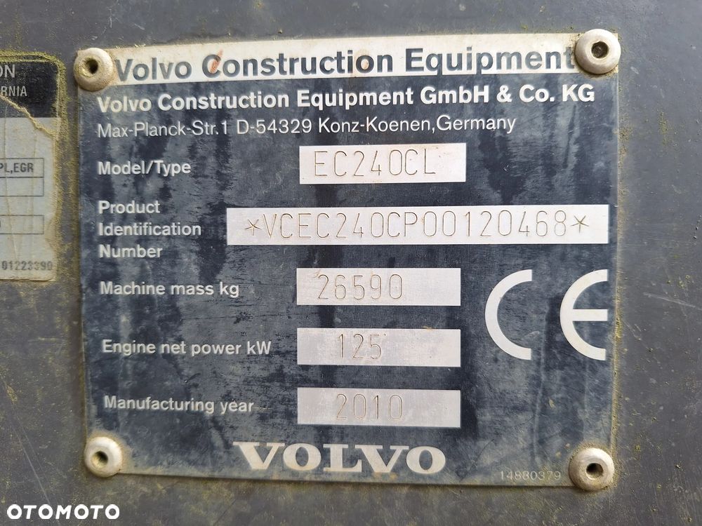 Volvo EC240CL 240 240C - 21