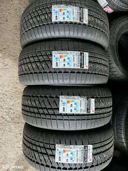 vând 4 anvelope 275/45/19 kumho de iarnă noi - 1