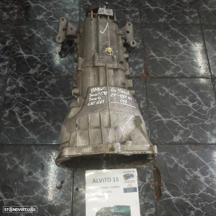 Caixa velocidades manual Bmw Serie1 Serie5 E60 E61 E90 6v   Ref: ZF 1069 401 058   ZF1069401058 - 1