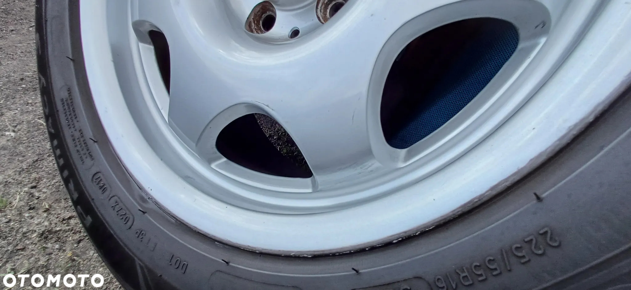 MERCEDES W211 W220 FELGI 16 ALUFELGI OPONY KOŁA 225/55 R16 MICHELIN PRIMACY - 9
