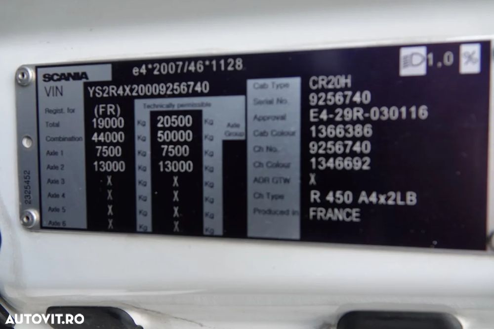Scania R 450 / RETARDER / SISTEM HIDRAULIC / COMPLET AER MATIC / CONTRACT DE SERVICE POST-SERVICE - 34
