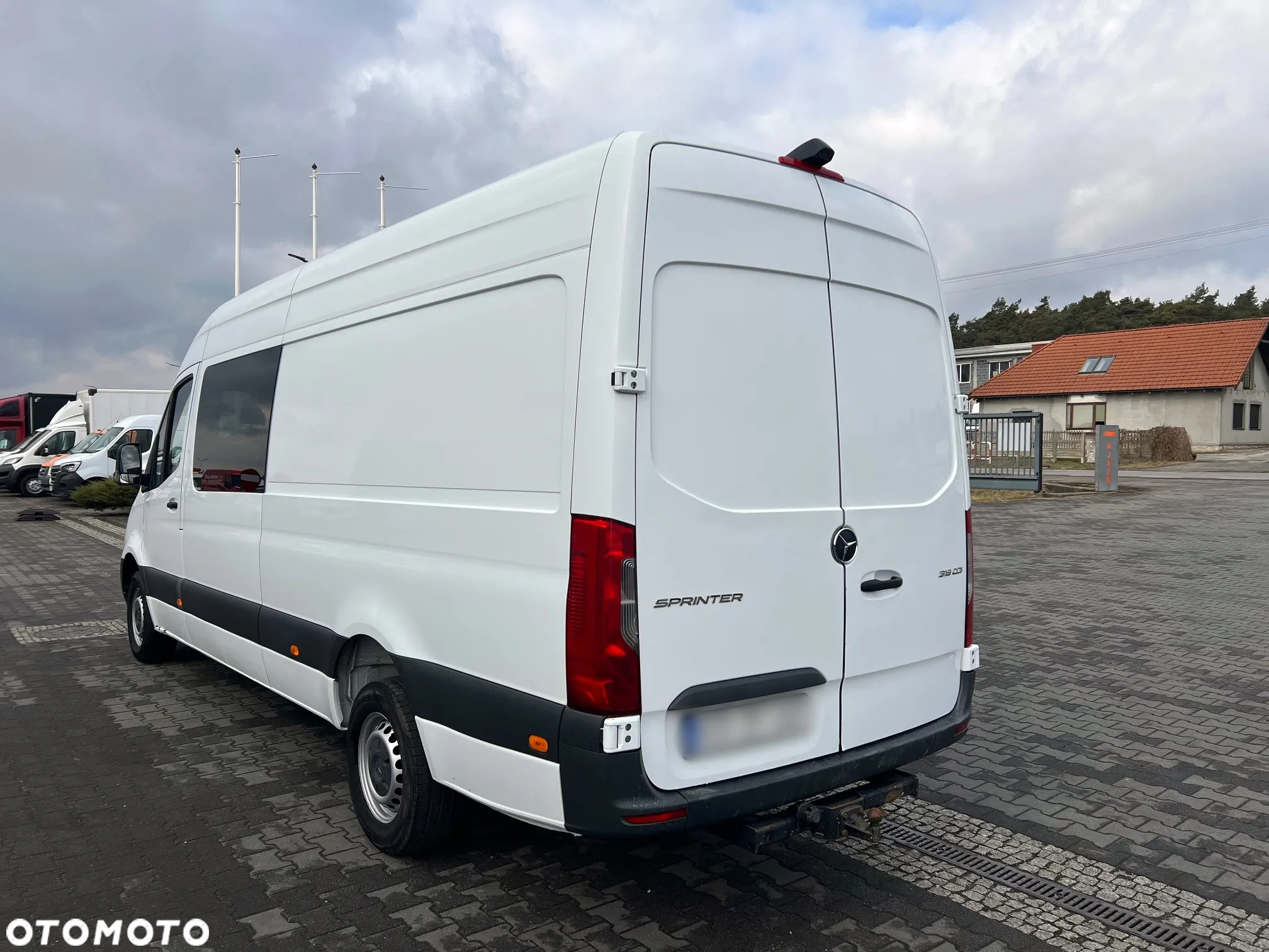 Mercedes-Benz Sprinter 319 CDI V6 Automat Maxi Long Doka Brygadówka 5-miejsc - 3
