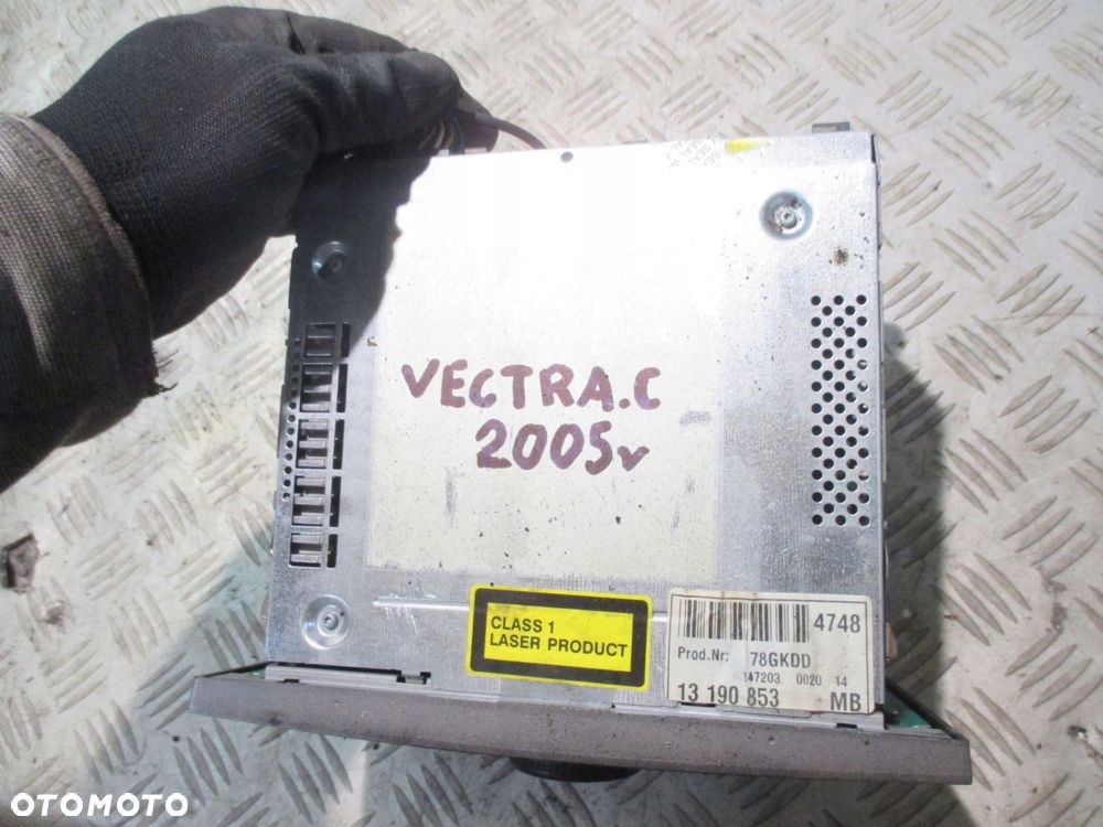 OPEL VECTRA C RADIO CD30 7644222310 13190853MB - 3