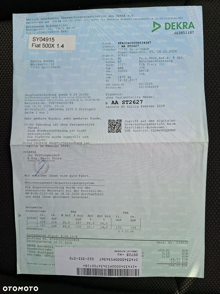 Fiat 500X 1.4 MultiAir Pop Star - 36