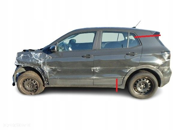 T-CROSS 18- PAS TYŁ TYLNY BŁOTNIK TYŁ LEWY PRAWY KLAPA ZDERZAK LI7F - 3