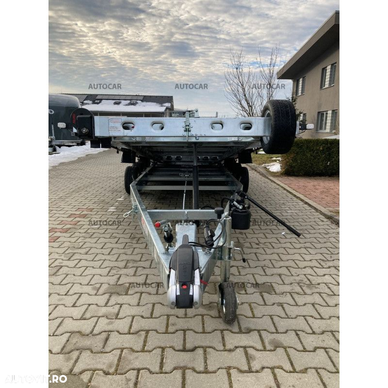 Wiola L35G65P Trailer transport auto cu sistem de franare basculabile cu trei axe ALU - 7