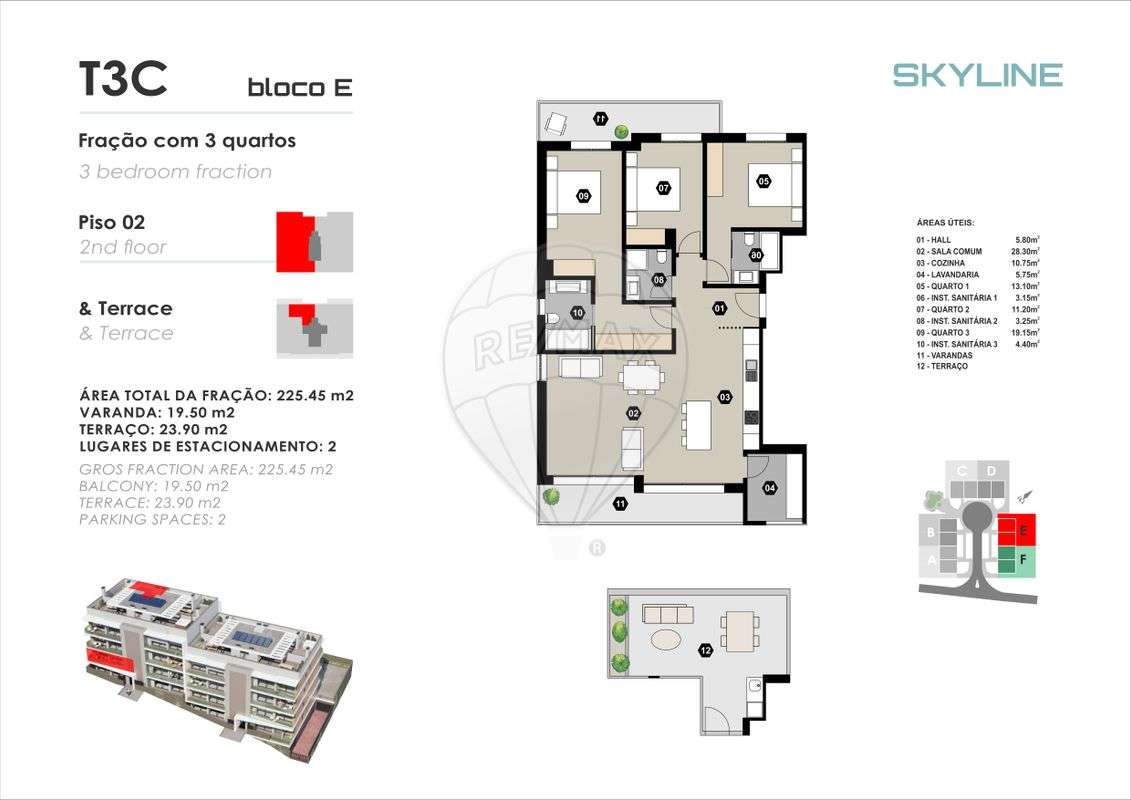 Apartamento T3 para venda - Grande imagem: 3/12