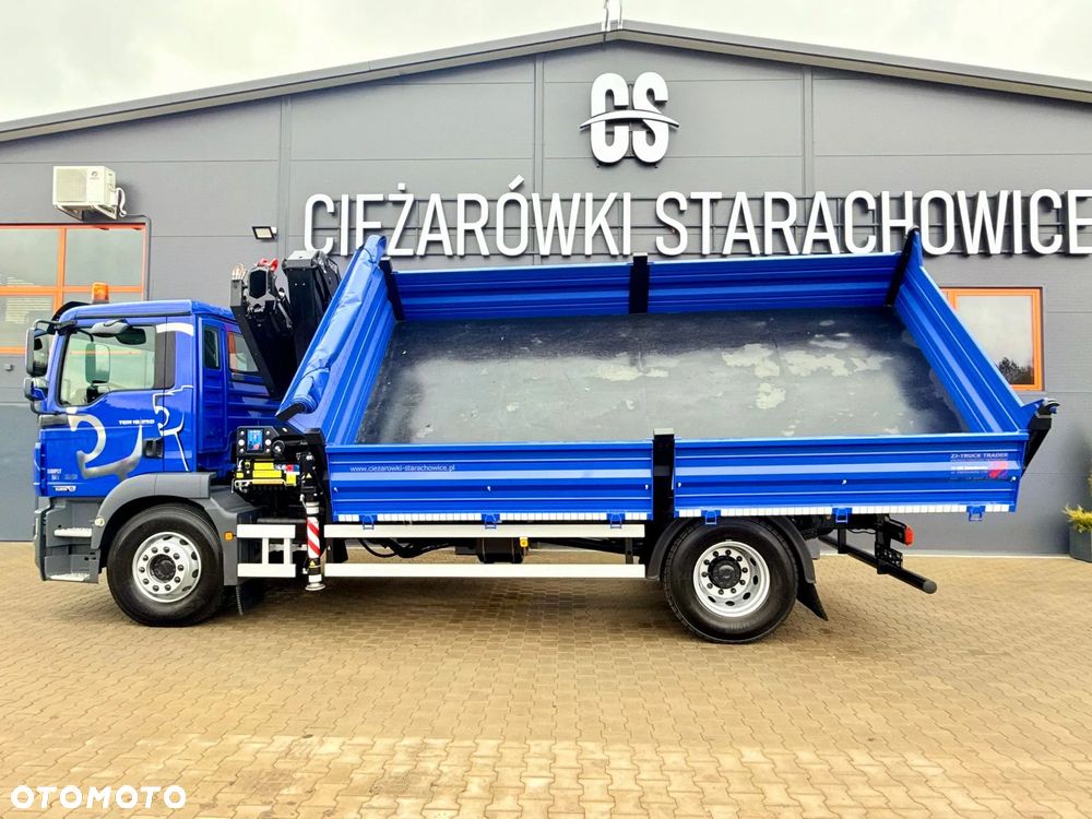 MAN TGM TGL TGS 18.250 // wywrotka 3-S + HDS HMF 1420 - K2 // budowlanka // energetyka //żuraw dzwig kran crane // Świeżo sprowadzony - 16