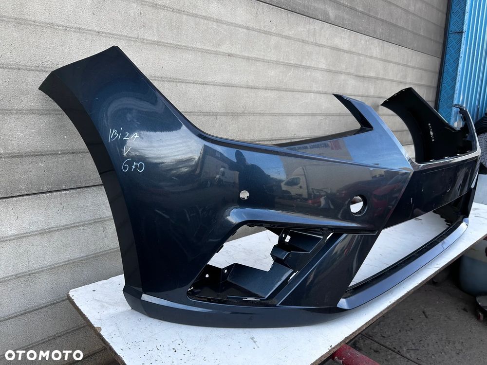 SEAT IBIZA V 6F0 ZDERZAK PRZÓD PRZEDNI PDC ŁADNY ORYGINAŁ - 2