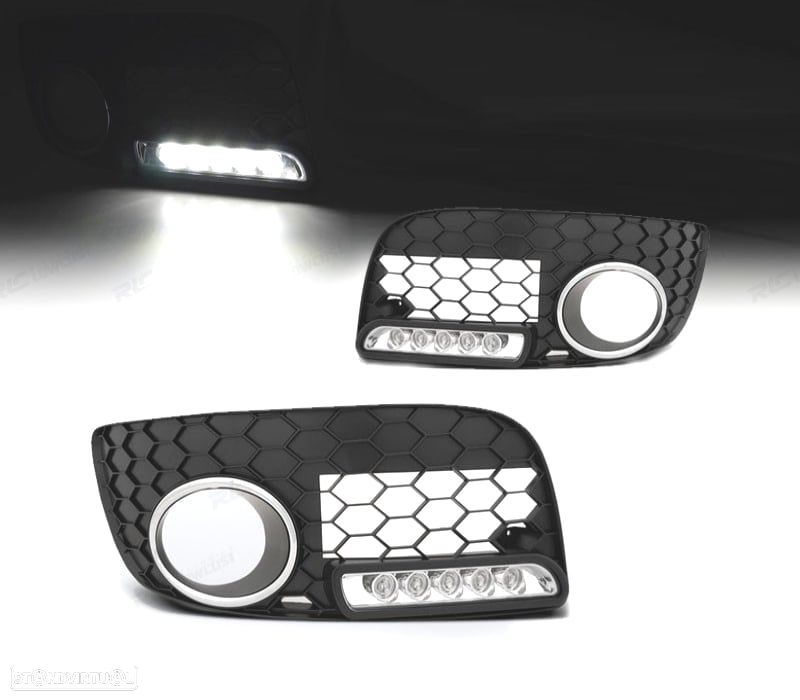 GRELHAS FAROIS NEVOEIRO COM LUZ DIURNAS VOLKSWAGEN VW GOLF MK5 03-08 - 1