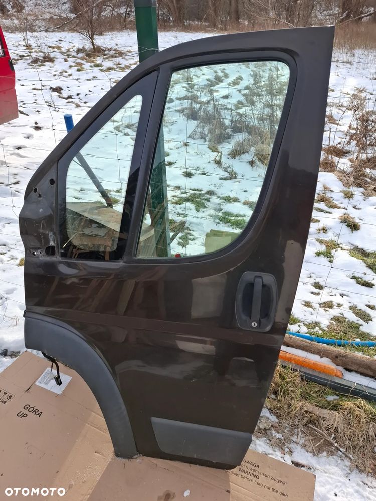 FIAT DUCATO III 06-14 MAXI  DRZWI PRZÓD LEWE KOMPLETNE lakier BRĄZOWY - 1