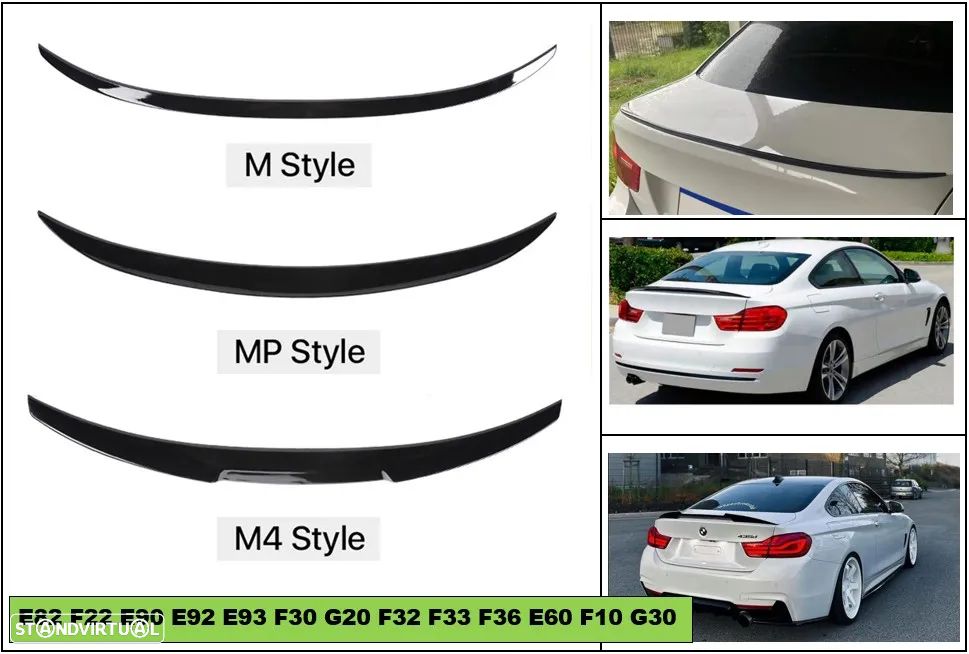 Capas retrovisor preto piano ou efeito carbono BMW séries 1 2 3 e 4 - 18