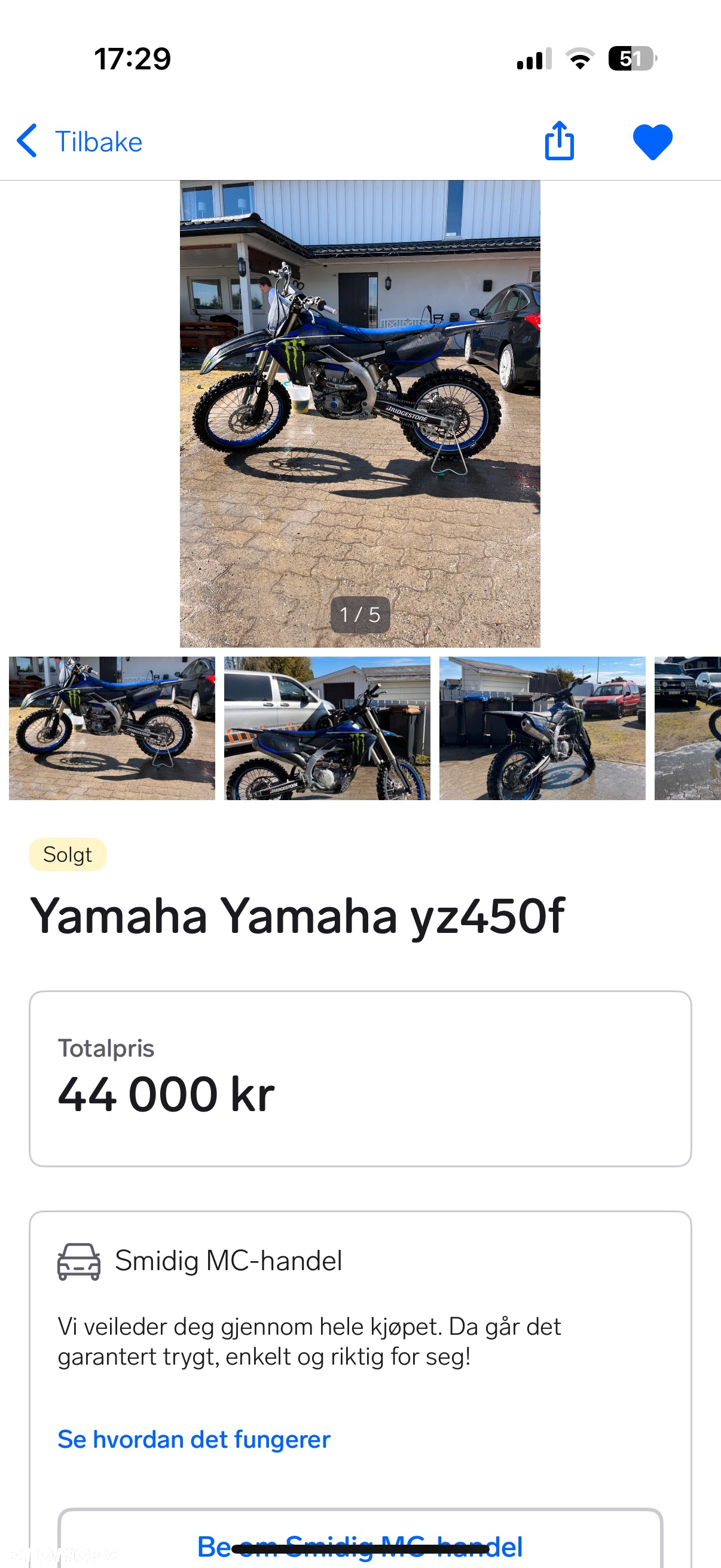 Yamaha YZF - 17