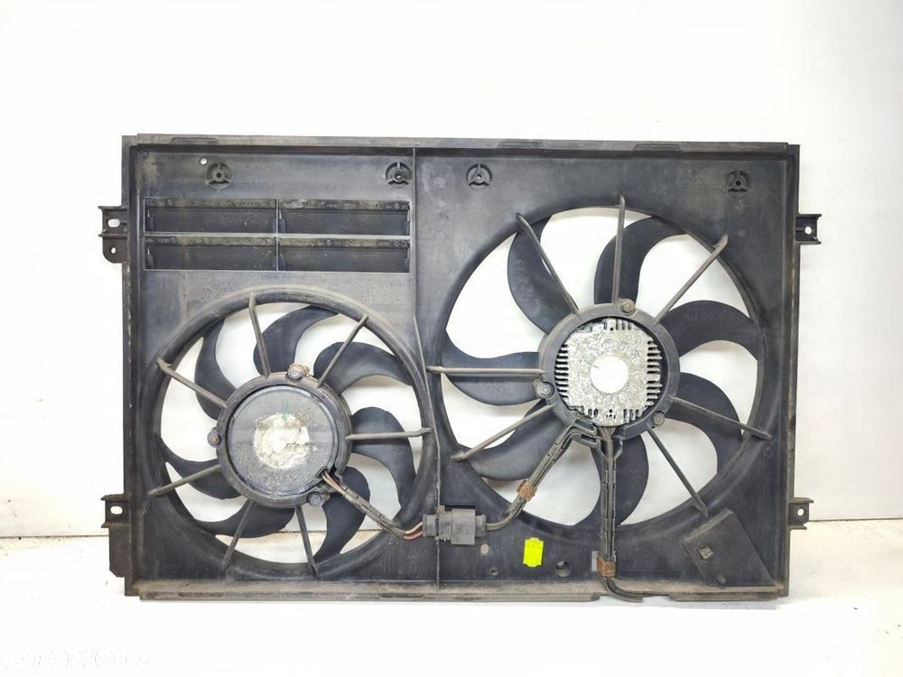 OBUDOWA WENTYLATORÓW + WENTYLATORY AUDI VOLKSWAGEN SEAT SKODA 1K0121207BC - 3