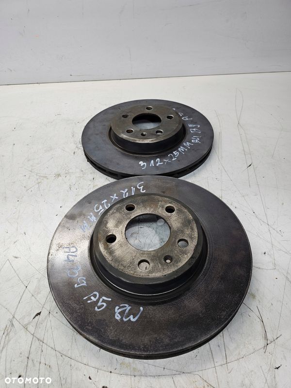 TARCZA TARCZE HAMULCOWE PRZÓD AUDI A4 B9 A5 8W 312MM 25MM ORYGINAŁ - 2