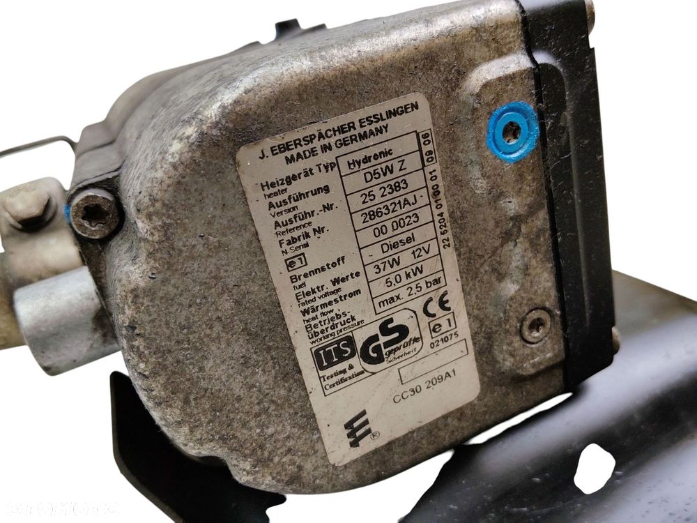 WEBASTO OGRZEWANIE POSTOJOWE HYDRONIC D5W Z 37W 12V 5.0 kW 252383 - 2