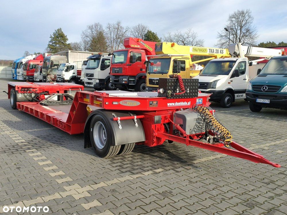 EMTECH 2 osiowa PCN 18 TIEFBETT Zagłębiana Rozciągana Oś Skrętna UNIKAT - 19