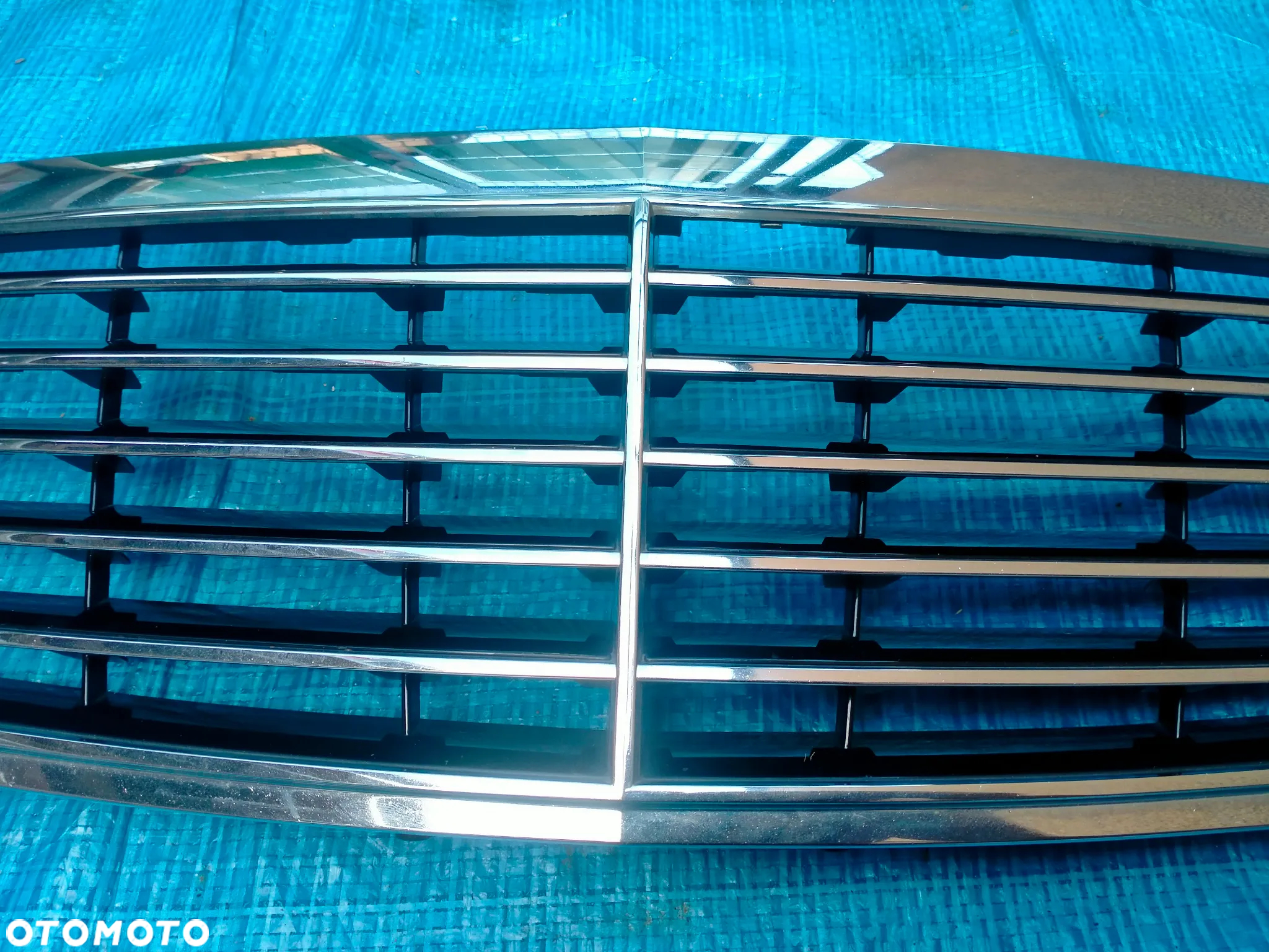 MERCEDES E klase W211 AVANTGARDE / GRIL / ATRAPA PRZEDNIA / CHROM ŁADNY / ORYGINAŁ - 11