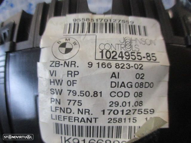 Quadrante 916682302 102495585 BMW E82 2008 120D 177CV 5P BRANCO KM/H DIGITAL - 3