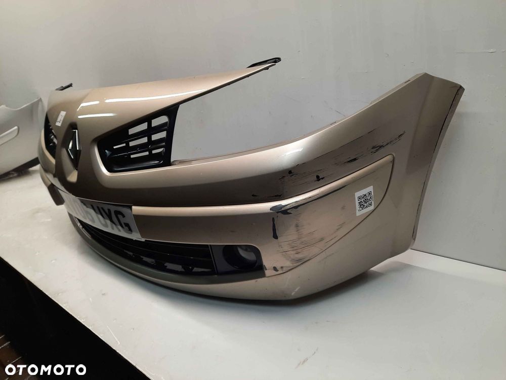 } ZDERZAK PRZÓD PRZEDNI RENUALT MEGANE 2 II LIFT FL TED11 ZŁOTY PIASKOWA HALOGENY - 3