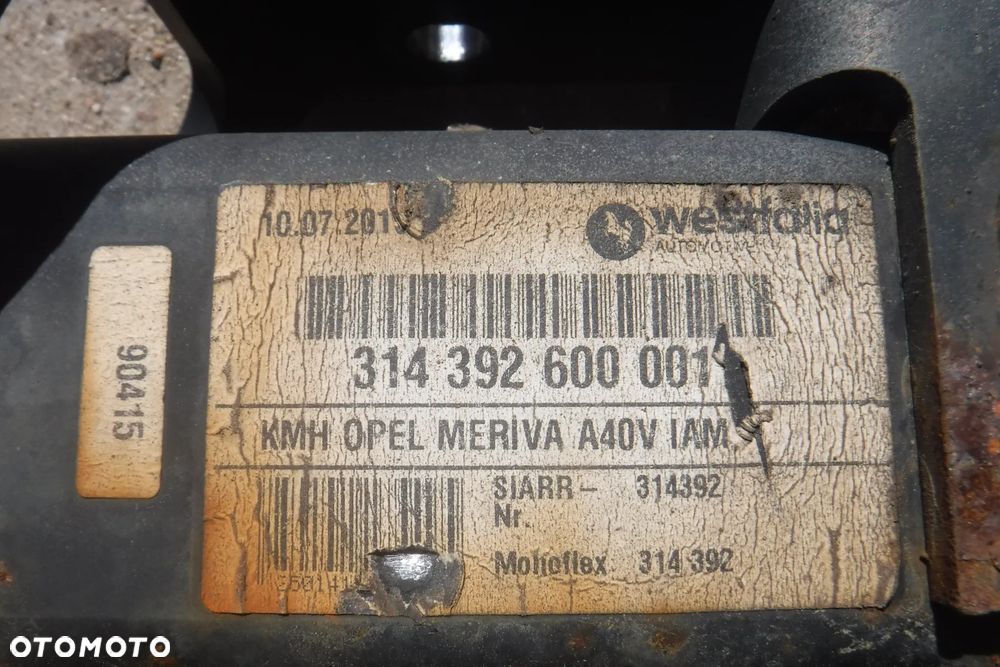 Opel Meriva B hak holowniczy westfalia wypinany - 5