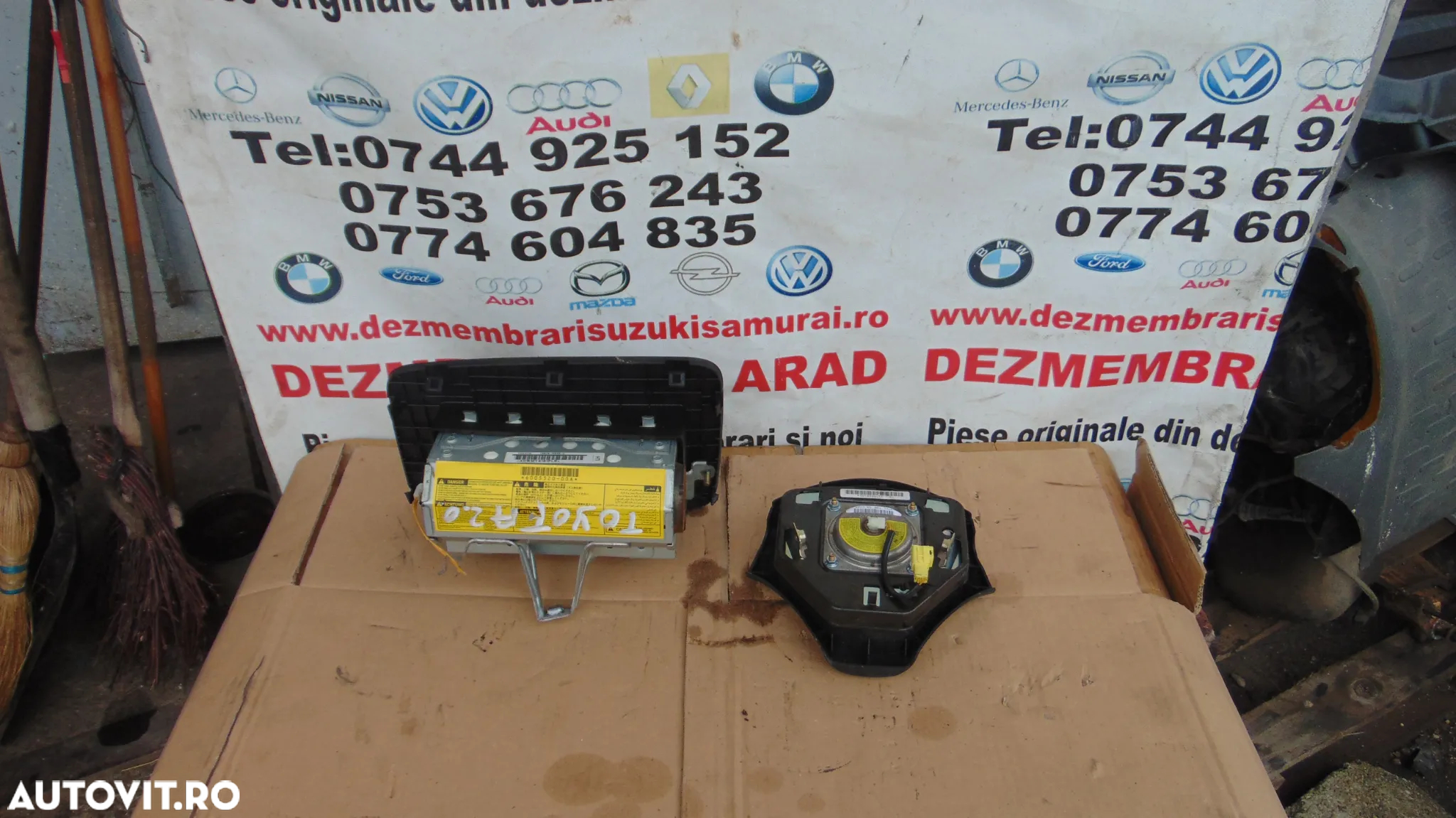 airbag pasager sofer Toyota corolla verso 2002-2004 - 4