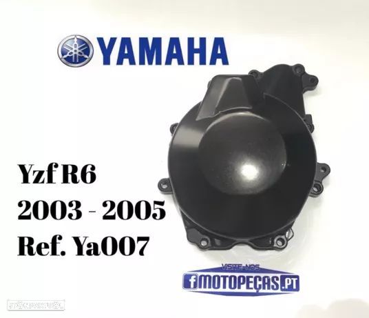 Tampa motor Yamaha yzf R6 ano 2003 até 2005  Yamaha 600 - 1