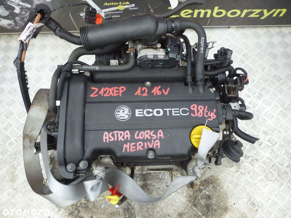SILNIK OPEL ASTRA CORSA MERIVA 1.2 16V Z12XEP 98 TYS - 2