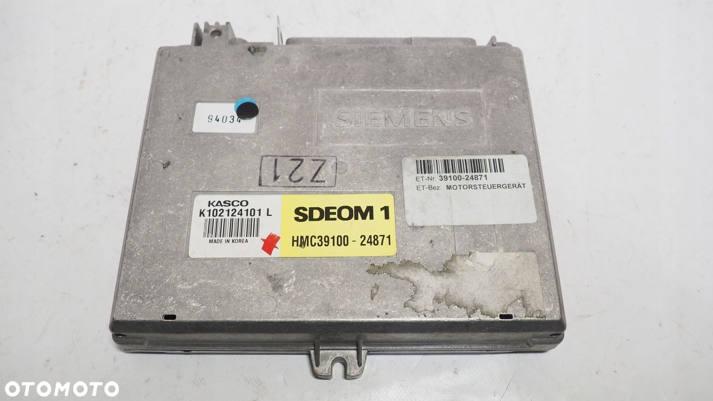 Hyundai sterownik komputer silnika 39100-24871 - 2