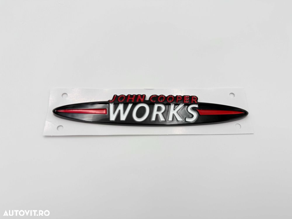 Emblema MINI COOPER John Cooper Works negru - 2