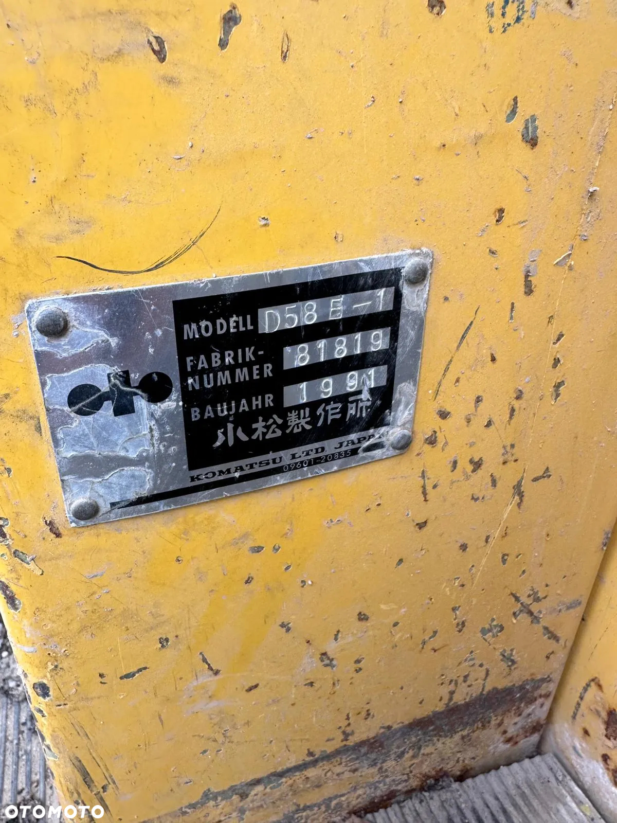 Komatsu D 58 E-1 - 9