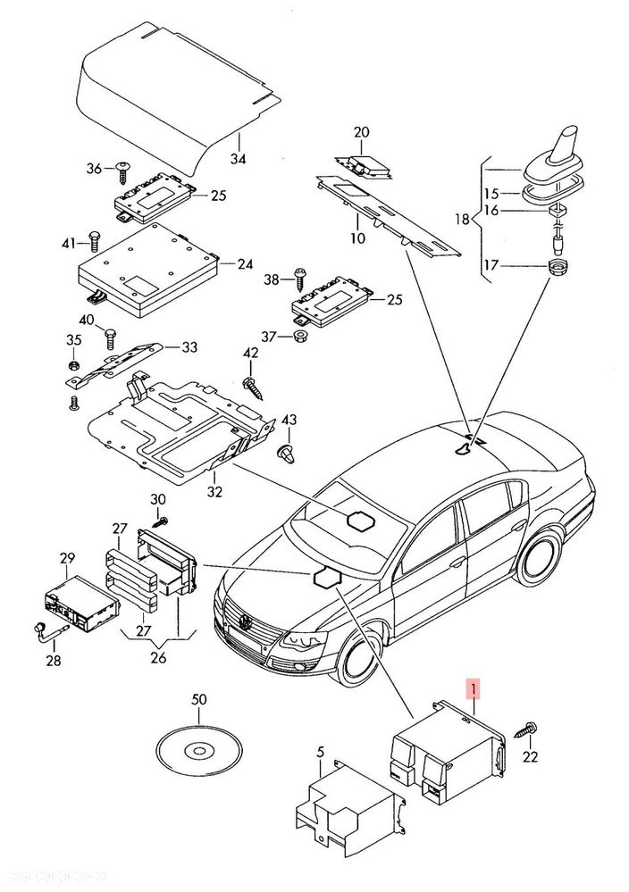RADIO CD VW PASSAT B5 1K0035191C PASSAT B5 - 2