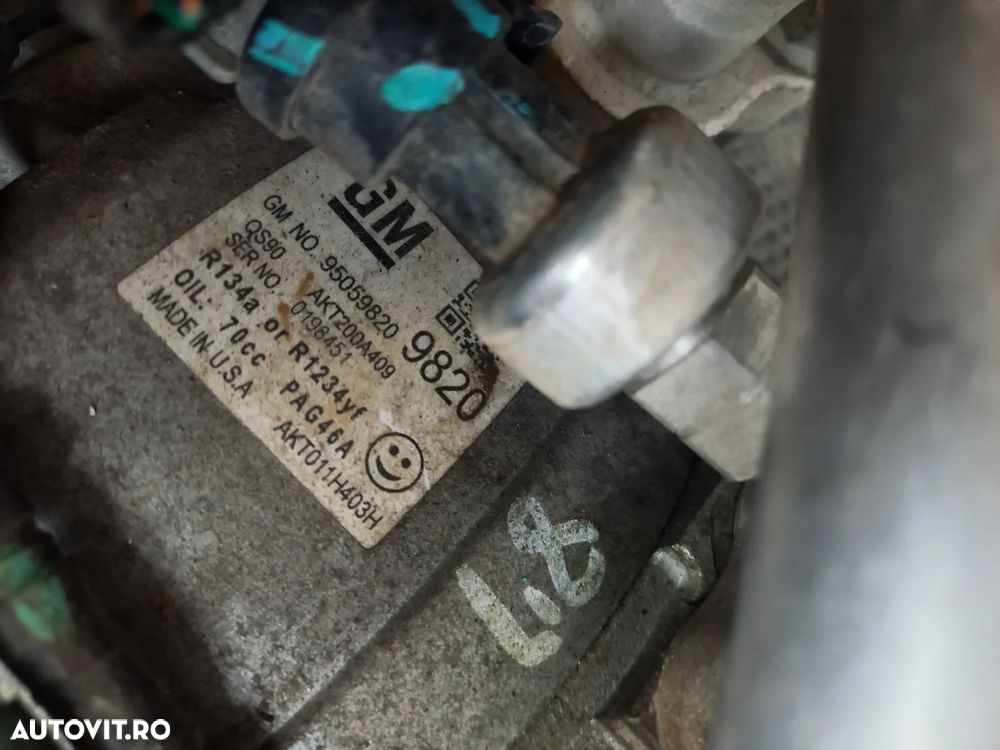 Compresor Clima Opel Astra J Zafira B/C Meriva B Mokka 1.7 Cdti Motor A17DTR A17DTH Cod  - Dezmembr - 7